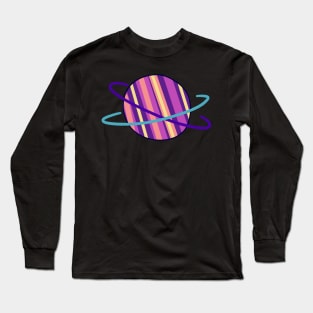 Two Ringed Planet Long Sleeve T-Shirt
